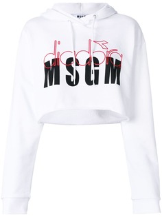MSGM толстовка с капюшоном и логотипом