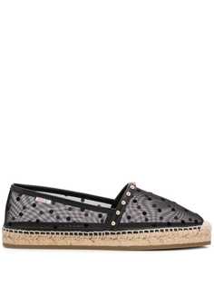 Red Valentino сетчатые эспадрильи в горох
