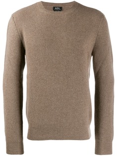 A.P.C. A.P.C. WVAWKH23890 PBC BEIGE CHINE Natural (Vegetable)->Cotton