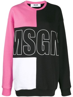 MSGM толстовка с контрастным логотипом