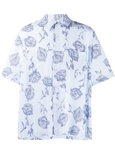 Aries floral pattern shirt