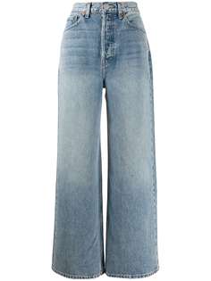 Re/Done wide-leg flared jeans
