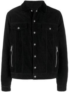 Balmain однобортный вельветовый пиджак