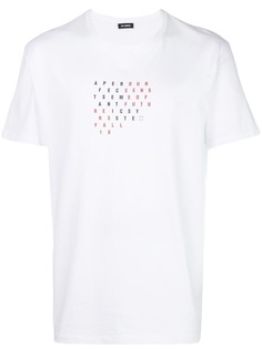 Raf Simons футболка с принтом