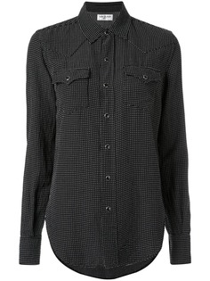 Saint Laurent рубашка с вышивкой