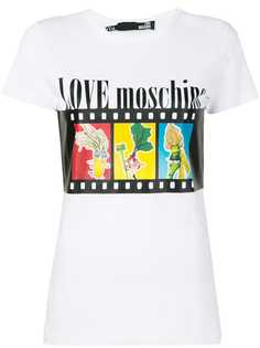 Love Moschino футболка с принтом