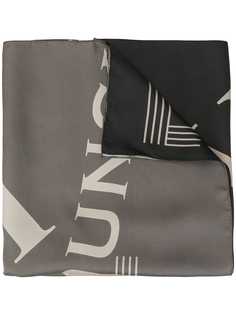 Wooyoungmi logo print scarf