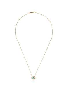 Suzanne Kalan золотая подвеска Turquoise Evil Eye с бриллиантами