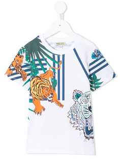 Kenzo Kids футболка с принтом