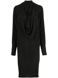 Vera Wang платье миди с драпировкой