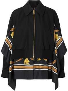 Burberry куртка харрингтон с шарфом