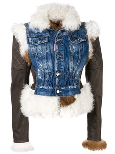 Dsquared2 куртка со стегаными рукавами