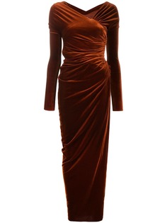 Alexandre Vauthier velvet long dress