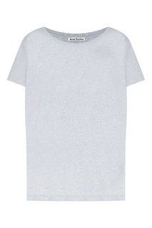 Серая меланжевая футболка Acne Studios