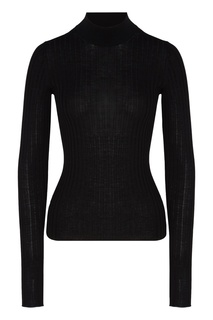 Черная водолазка в рубчик Acne Studios