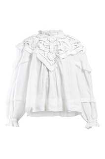 Блуза с кружевной кокеткой Isabel Marant
