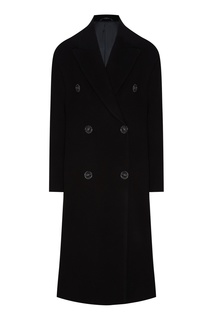 Черное шерстяное пальто Acne Studios