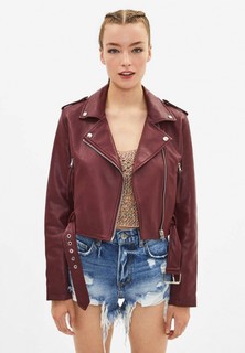 Куртка кожаная Bershka