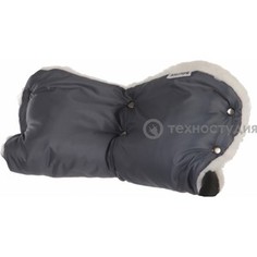 Муфта для коляски Baby Care Standard мех+плащевка серая (153п grey)