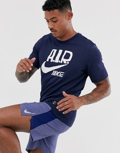Темно-синяя футболка Nike Running x Cody Hudson AIR - Темно-синий