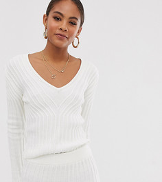 Джемпер от комплекта в рубчик ASOS DESIGN Tall - Кремовый