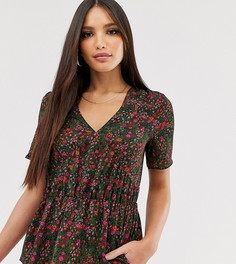 Чайная блузка с цветочным принтом Vero Moda Tall - Мульти