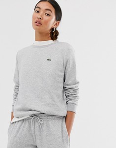 Свитер с логотипом Lacoste - Серый