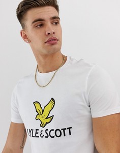 Белая футболка с логотипом Lyle & Scott - Белый