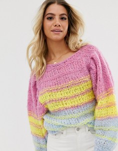 Джемпер крупной вязки в полоску ASOS DESIGN - Мульти