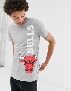 Серая футболка New Era NBA Chicago Bulls - Серый