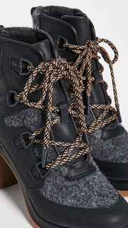 Sorel Blake Block Heel Laceup Up Boots