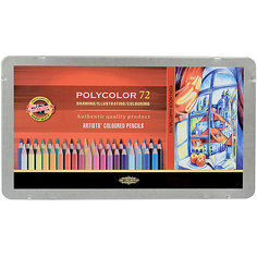 Набор цветных художественных карандашей KOH-I-NOOR "Polycolor", 72 цвета