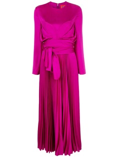 Solace London pleated maxi dress