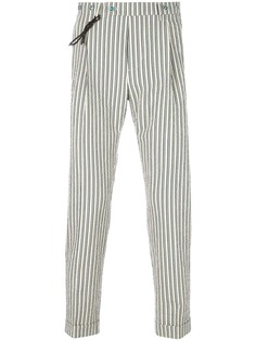 Berwich зауженные брюки с полосатым рисунком