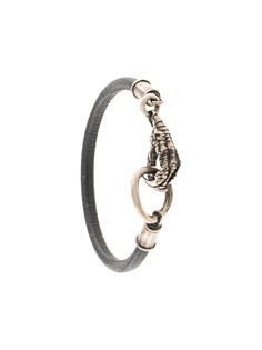 Ann Demeulemeester серебряный браслет с застежкой