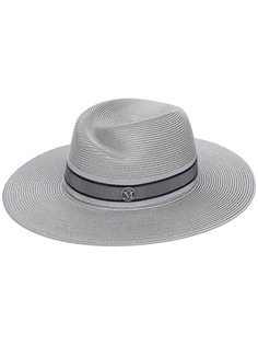 Maison Michel соломенная шляпа-федора Virginie