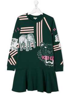 Kenzo Kids платье Crazy Jungle