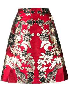 Dolce & Gabbana юбка А-силуэта с узором