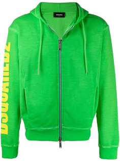 Dsquared2 худи на молнии с логотипом