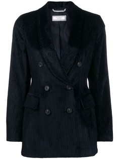Peserico double-breasted corduroy blazer