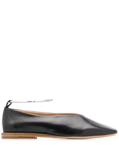 Jil Sander балетки с браслетом на щиколотке