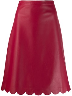 Red Valentino юбка с фестонами