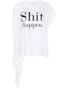 Christopher Kane футболка Shit Happens