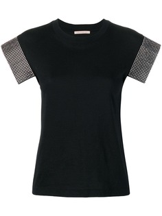 Christopher Kane футболка с отделкой кристаллами