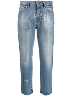 Pt05 укороченные джинсы с блестками