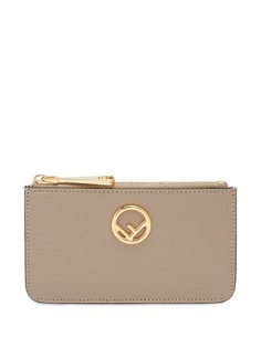 Fendi кошелек с металлическим логотипом