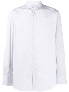 Brunello Cucinelli рубашка в тонкую полоску