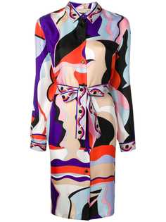 Emilio Pucci платье-рубашка с принтом