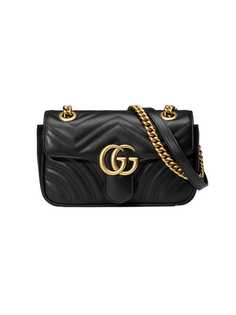 Gucci стеганая мини-сумка GG Marmont