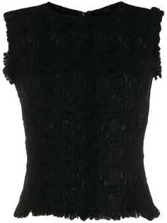 Ermanno Scervino sleeveless fringed top